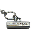 ティファニー TIFFANY＆CO Tサークルネックレス ホワイトゴールド Au750/ターコイズ ジュエリー
