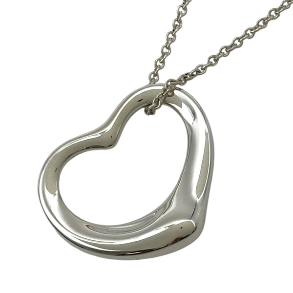 Tiffany&co. オープンハート　ネックレス　シルバー　ダブルチェーン　箱 ティファニー TIFFANY＆CO オープンハートネックレス シルバー