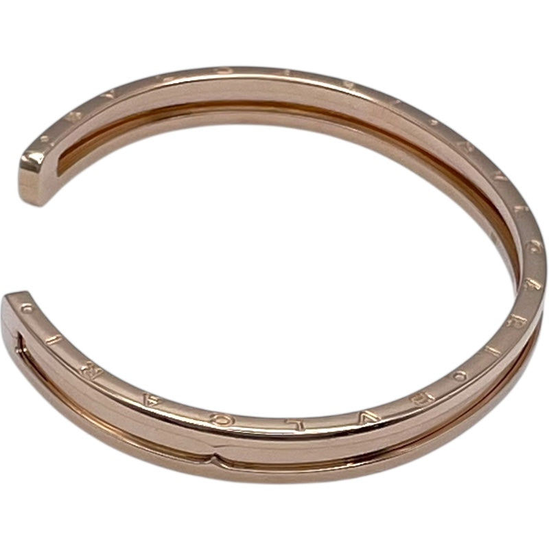 ブルガリ BVLGARI ビーゼロワンオープンバングル ピンクゴールド Au750 ジュエリー