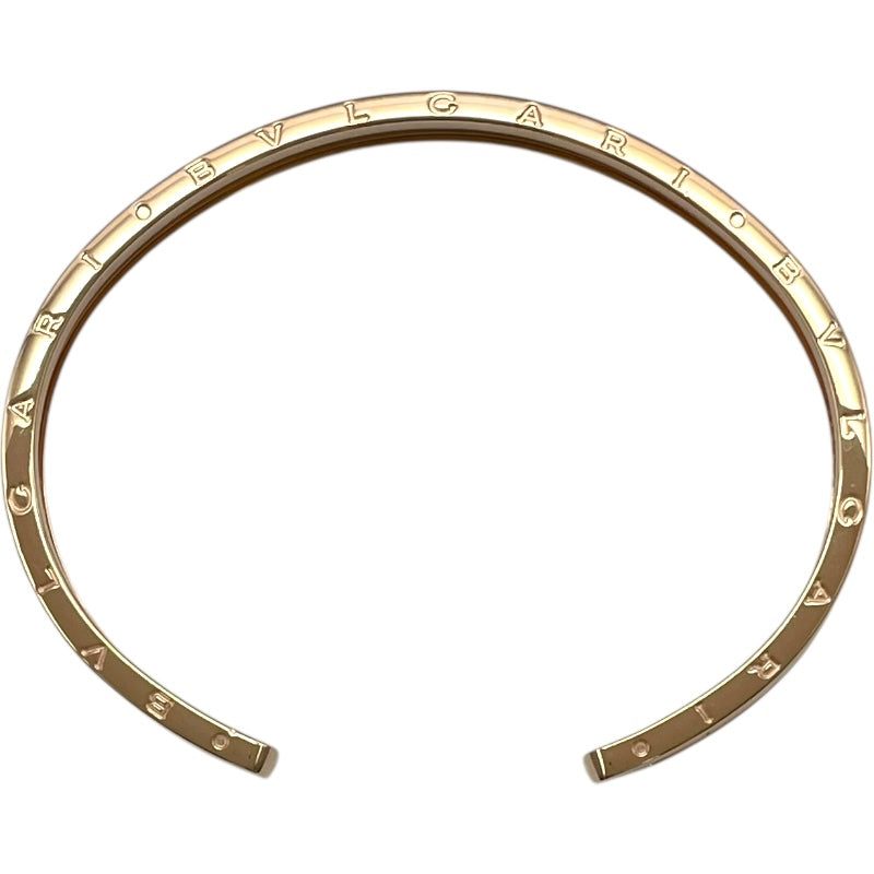 ブルガリ BVLGARI ビーゼロワンオープンバングル ピンクゴールド Au750 ジュエリー