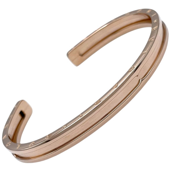 ブルガリ BVLGARI ビーゼロワンオープンバングル ピンクゴールド Au750 ジュエリー