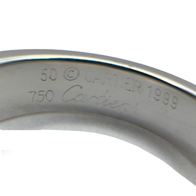 カルティエ Cartier タンクリング ホワイトゴールド 750/アメジスト ジュエリー