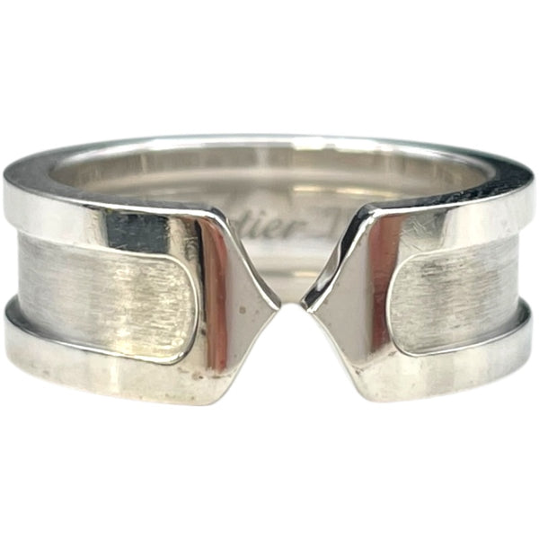 カルティエ Cartier C2リング SM ホワイトゴールド 750WG ジュエリー