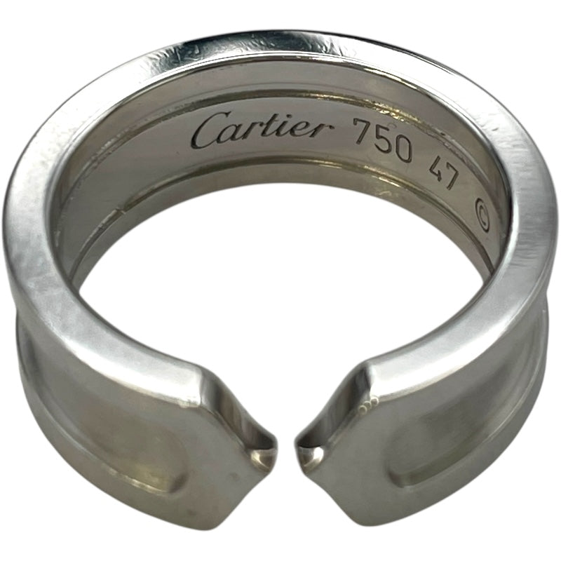カルティエ Cartier C2リング SM ホワイトゴールド 750WG ジュエリー
