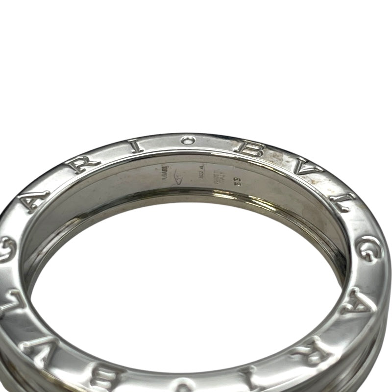 ブルガリ BVLGARI ビーゼロワンリング 1バンド(XS) ホワイトゴールド 750WG ジュエリー