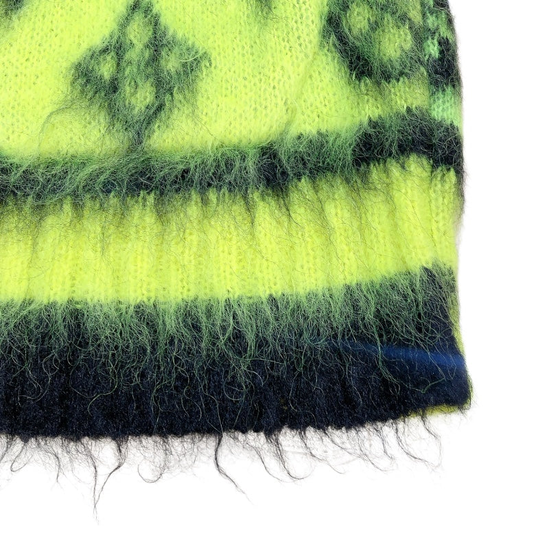 ルイ・ヴィトン LOUIS VUITTON モノグラム総柄 モヘアニット