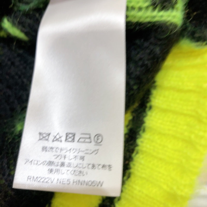 ルイ・ヴィトン LOUIS VUITTON モノグラム総柄モヘアニットカーディガン HNN05W マルチカラー モヘア メンズ カーディガン