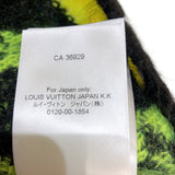 ルイ・ヴィトン LOUIS VUITTON モノグラム総柄モヘアニットカーディガン HNN05W マルチカラー モヘア メンズ カーディガン