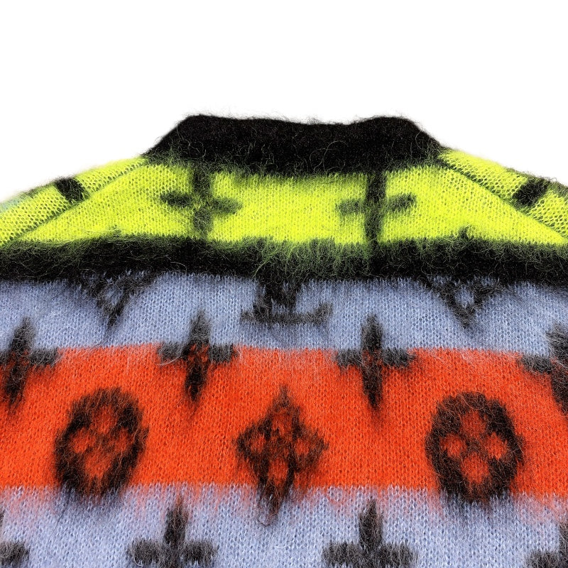 ルイ・ヴィトン LOUIS VUITTON モノグラム総柄 モヘアニット