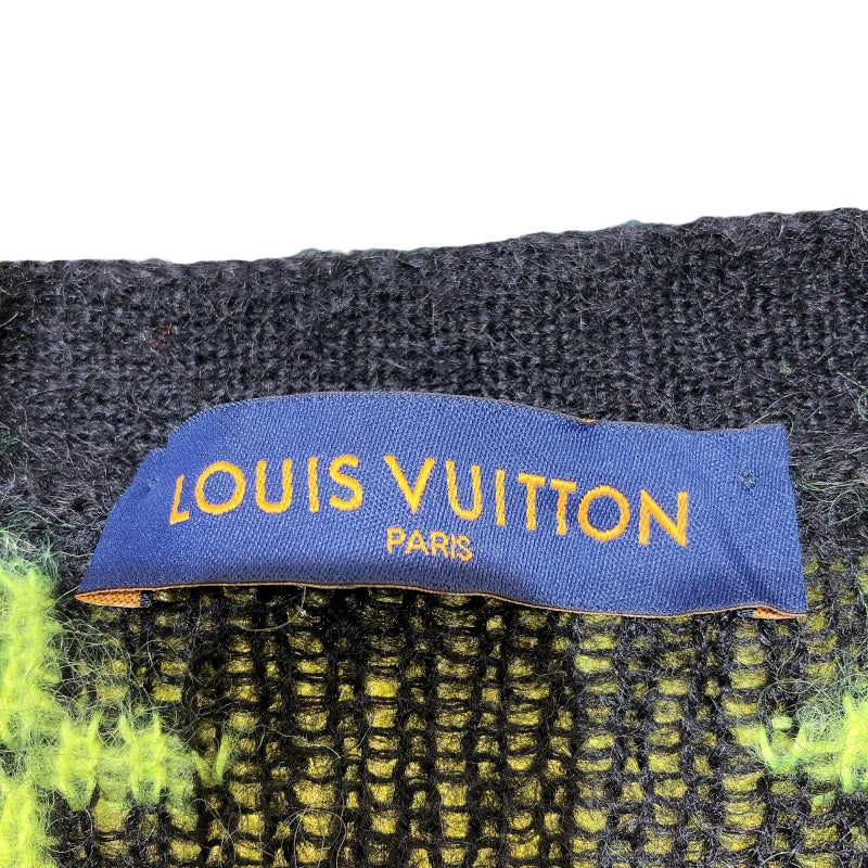 ルイ・ヴィトン LOUIS VUITTON モノグラム総柄 モヘアニット