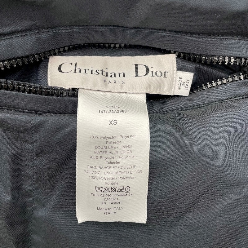 クリスチャン・ディオール Christian Dior オブリーク総柄パファージャケット 147C23A2968 グレー/ネイビー ポリエステル メンズ その他アウター