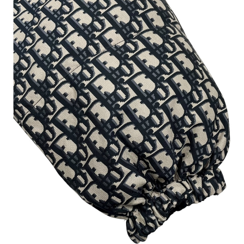 クリスチャン・ディオール Christian Dior オブリーク総柄パファージャケット 147C23A2968 グレー/ネイビー ポリエステル メンズ その他アウター