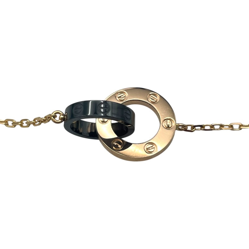 カルティエ Cartier ラブサークルネックレス ピンクゴールド 750PG ジュエリー