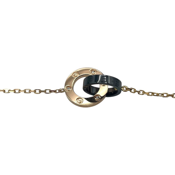 カルティエ Cartier ラブサークルネックレス ピンクゴールド 750PG ジュエリー