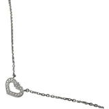 カルティエ Cartier Cハートダイヤネックレス ホワイトゴールド 750WG ジュエリー
