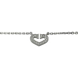 カルティエ Cartier Cハートダイヤネックレス ホワイトゴールド 750WG ジュエリー