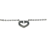 カルティエ Cartier Cハートダイヤネックレス ホワイトゴールド 750WG ジュエリー
