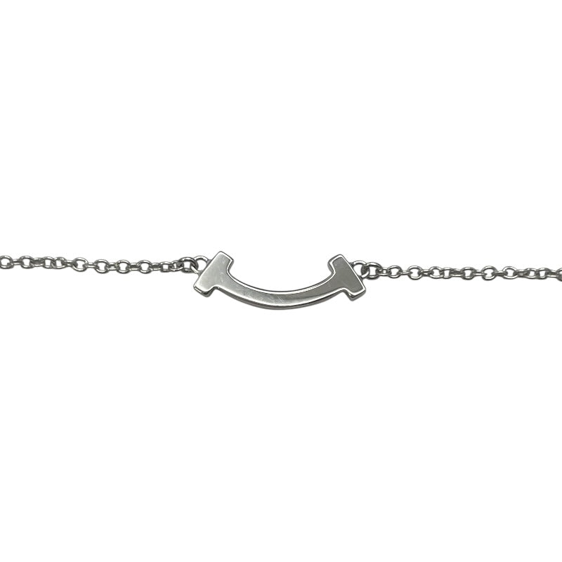 ティファニー TIFFANY＆CO Tスマイル ダイヤネックレス ミニ ホワイトゴールド 750WG ジュエリー