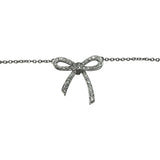 ティファニー TIFFANY＆CO ボウネックレス プラチナ Pt950 ジュエリー