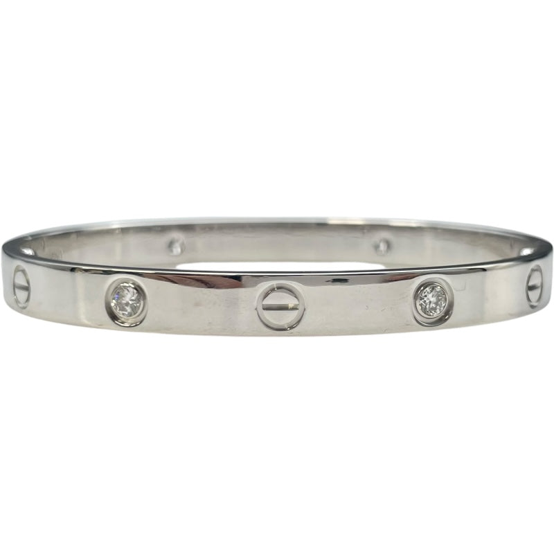 カルティエ Cartier ラブブレス 4Pダイヤ ホワイトゴールド 750WG ダイヤモンド ジュエリー