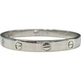 カルティエ Cartier ラブブレス 4Pダイヤ ホワイトゴールド 750WG ダイヤモンド ジュエリー