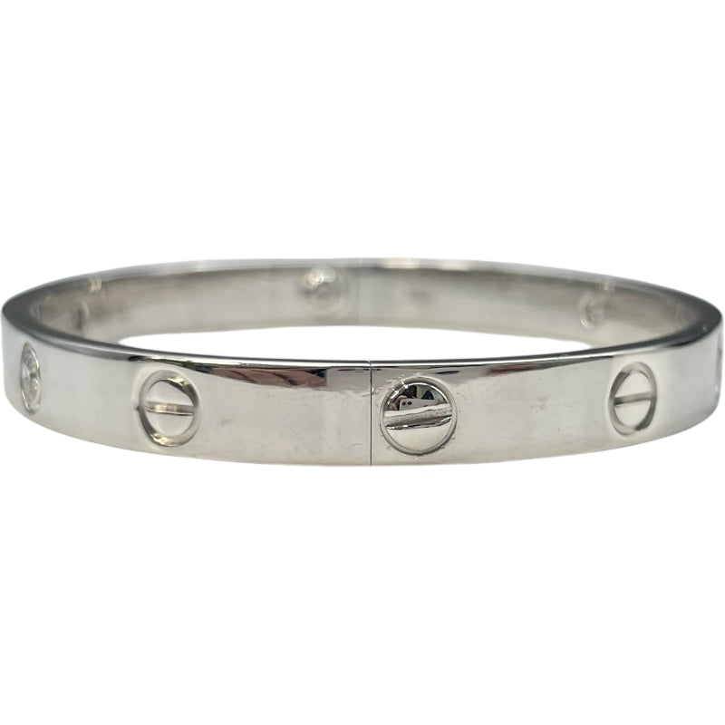 カルティエ Cartier ラブブレス 4Pダイヤ ホワイトゴールド 750WG ダイヤモンド ジュエリー