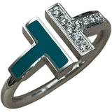ティファニー TIFFANY＆CO Tワイヤーリング ホワイトゴールド 750WG ジュエリー