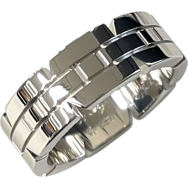 カルティエ Cartier タンクフランセーズリング SM ホワイトゴールド 750WG ジュエリー