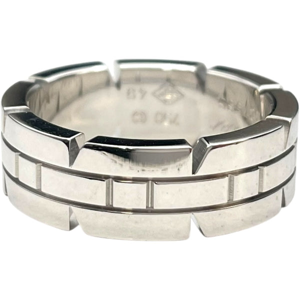 カルティエ Cartier タンクフランセーズリング SM ホワイトゴールド 750WG ジュエリー