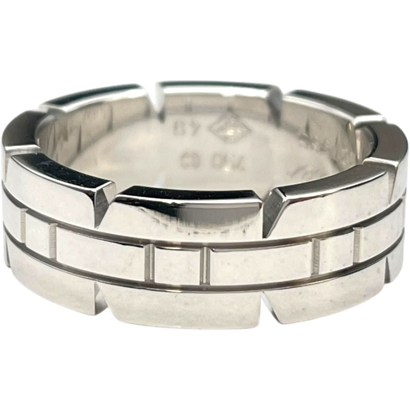 カルティエ Cartier タンクフランセーズリング SM ホワイトゴールド 750WG ジュエリー