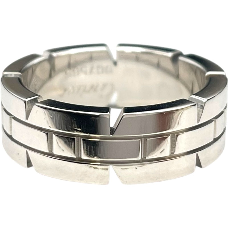 カルティエ Cartier タンクフランセーズリング SM ホワイトゴールド 750WG ジュエリー