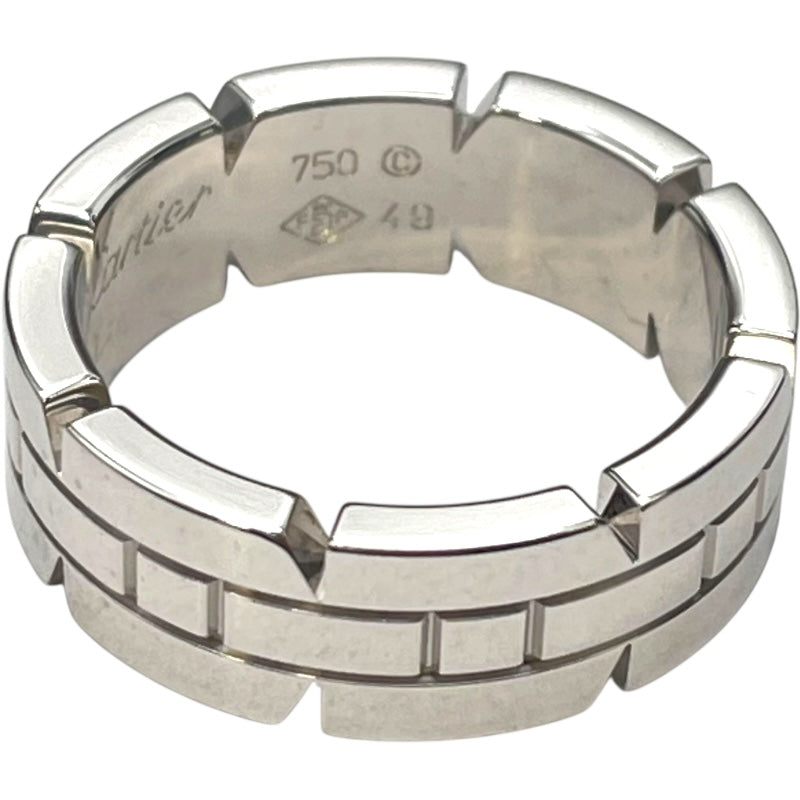 カルティエ Cartier タンクフランセーズリング SM ホワイトゴールド 750WG ジュエリー