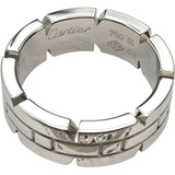 カルティエ Cartier タンクフランセーズリング SM ホワイトゴールド 750WG ジュエリー