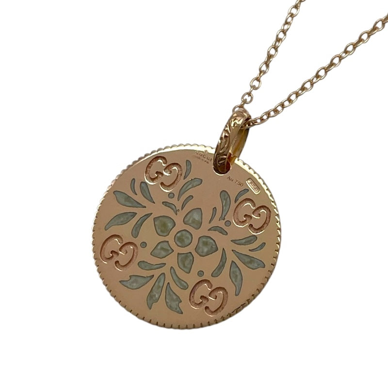グッチ GUCCI アイコンブルームネックレス ピンクゴールド 750 ジュエリー