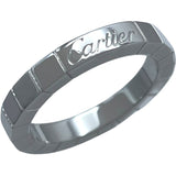 カルティエ Cartier ラニエールリング ホワイトゴールド 750 ジュエリー