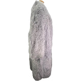 サルヴァトーレ・フェラガモ Salvatore Ferragamo ムートンロングコート 0766484 グレー レーヨン メンズ その他アウター