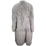 サルヴァトーレ・フェラガモ Salvatore Ferragamo ムートンロングコート 0766484 グレー レーヨン メンズ その他アウター