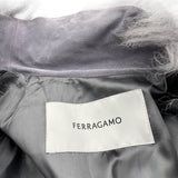 サルヴァトーレ・フェラガモ Salvatore Ferragamo ムートンロングコート 0766484 グレー レーヨン メンズ その他アウター