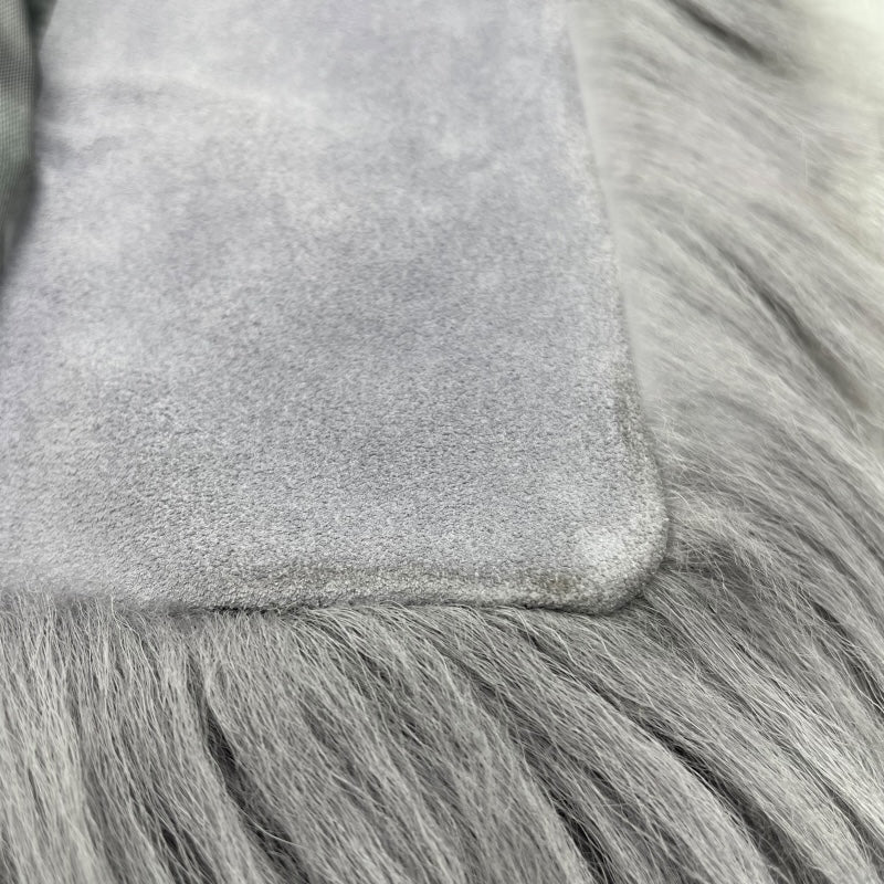 サルヴァトーレ・フェラガモ Salvatore Ferragamo ムートンロングコート 0766484 グレー レーヨン メンズ その他アウター