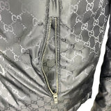グッチ GUCCI GG総柄ダウンジャケット 452434 ネイビー ナイロン メンズ ダウンジャケット