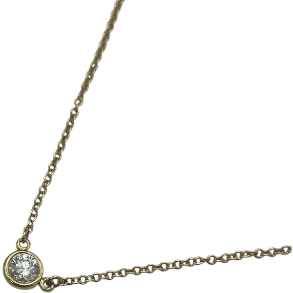 ティファニー TIFFANY＆CO バイザヤード ネックレス イエローゴールド 750YG ジュエリー