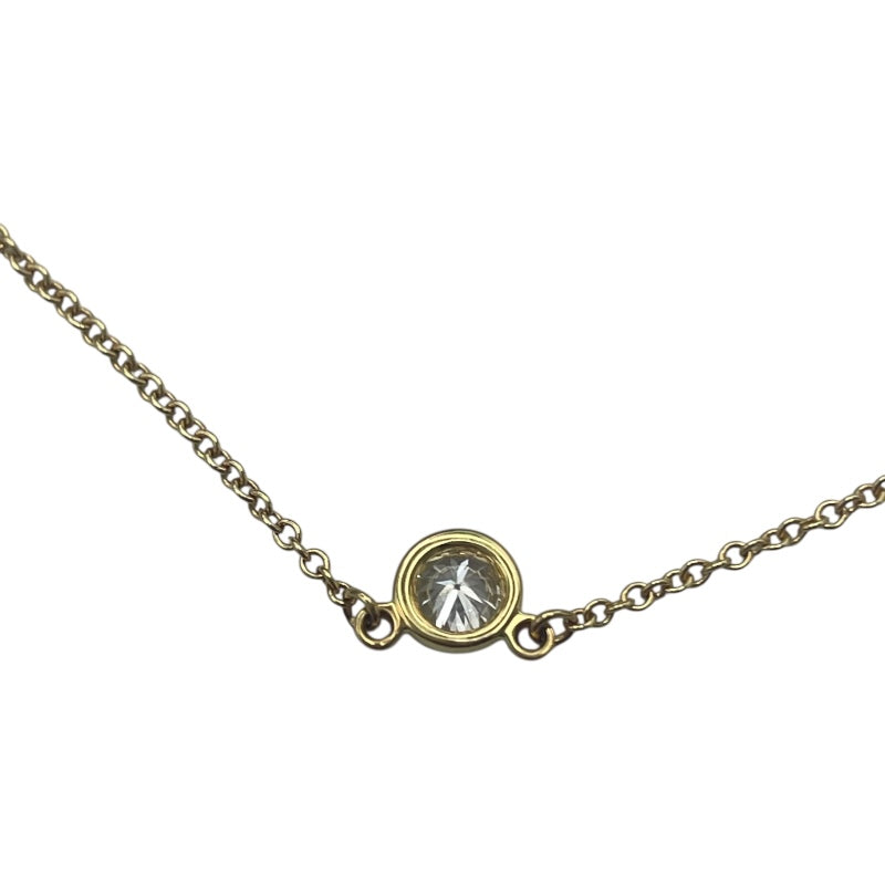 Tiffany&Co. ティファニー 750 YG バイザヤード ネックレス ティファニー TIFFANY＆CO バイザヤード ネックレス イエロー