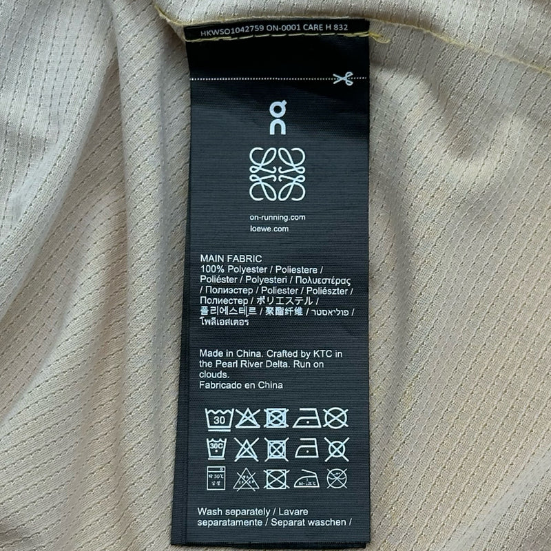 ロエベ LOEWE ×On ロゴプリント半袖Tシャツ S929Y22X02 イエロー ポリエステル レディース 半袖Ｔシャツ ロエベ LOEWE ×On ロゴプリント半袖Tシャツ S929Y22X02 イエロー