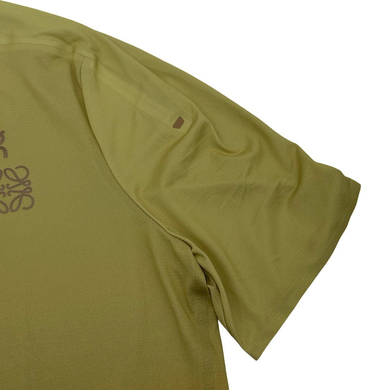 ロエベ LOEWE ×On ロゴプリント半袖Tシャツ S929Y22X02 イエロー ポリエステル レディース 半袖Ｔシャツ ロエベ LOEWE ×On ロゴプリント半袖Tシャツ S929Y22X02 イエロー