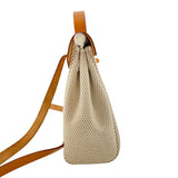 エルメス HERMES エールバッグアドPM □G刻印　（2003年製） ブラウン シルバー金具 キャドリーユ レディース リュック・デイパック