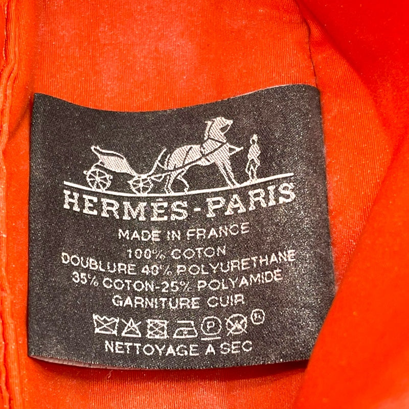 エルメス HERMES ボリードポーチ16 ピンク SV金具 トワル レディース ポーチ