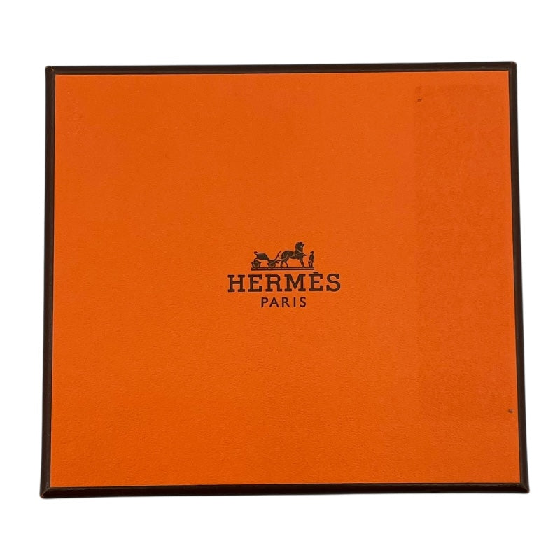 エルメス HERMES バスティア W刻 エトゥープ SV金具 エプソン ユニセックス コインケース