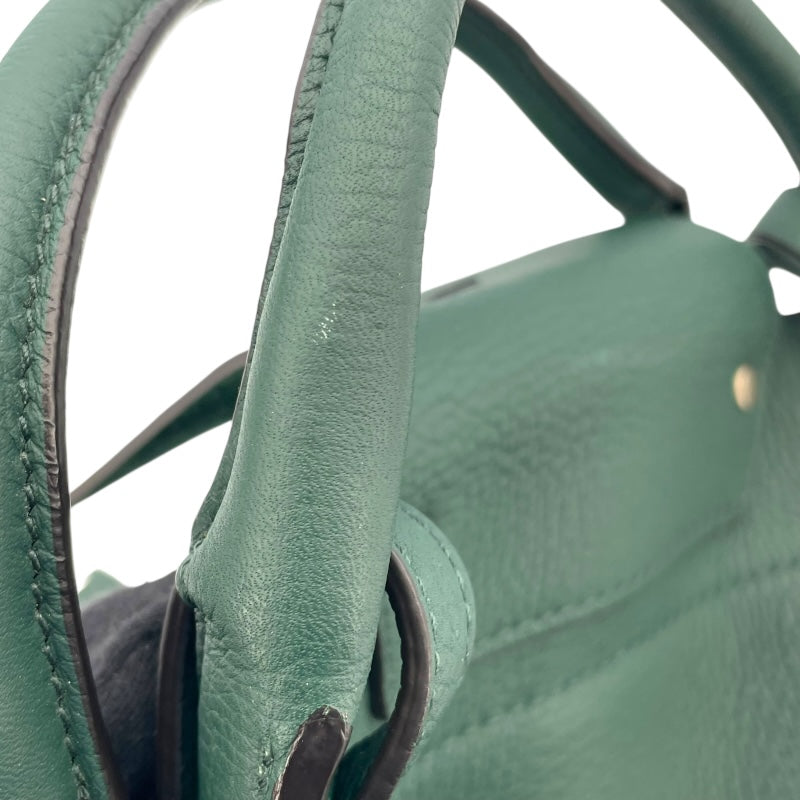 セリーヌ CELINE ビッグバッグ スモール グリーン レザー レディース ショルダーバッグ