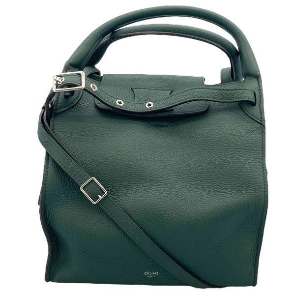 セリーヌ CELINE ビッグバッグ スモール グリーン レザー レディース ショルダーバッグ