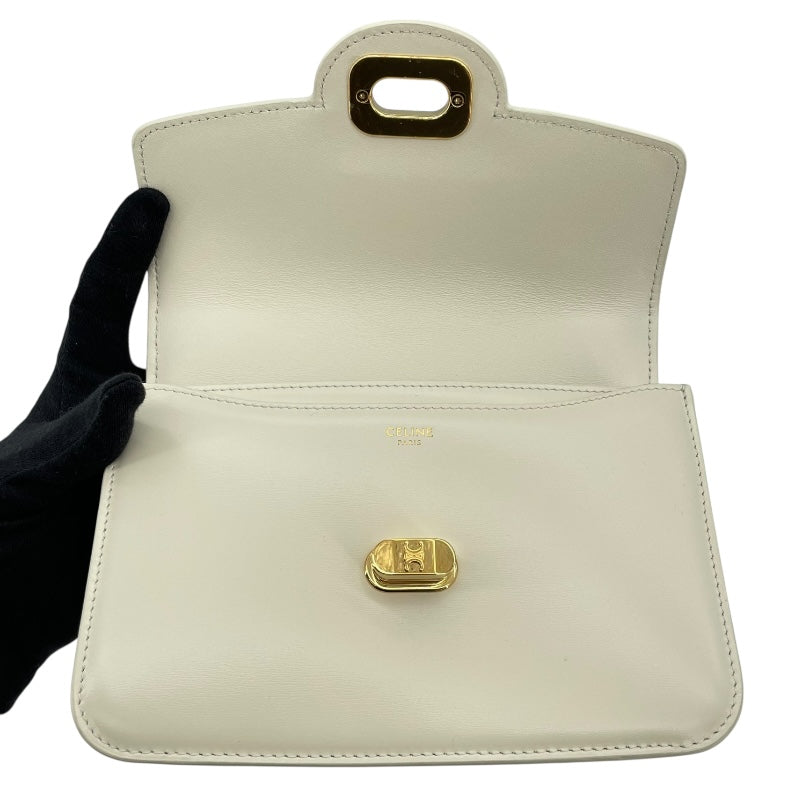 セリーヌ CELINE ティーン CELINE ジョセフィーヌバッグ アイボリー レザー レディース ショルダーバッグ
